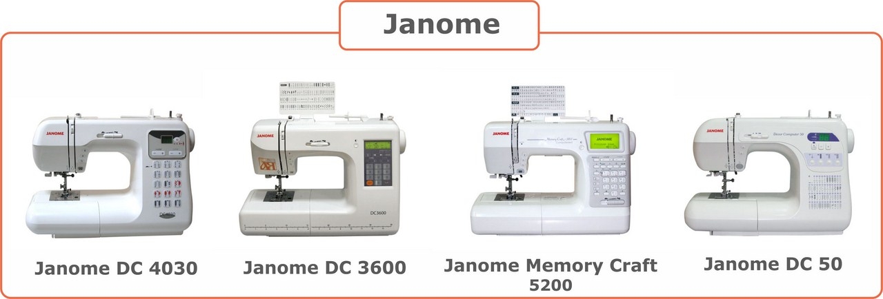 ������� ������� ���������: ����������� ������� Janome